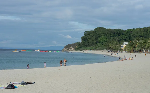 Filipinler 'den panoramik manzara plajı 