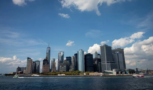 Widok Wybrzeże Manhattanu Strony Rzeki — Zdjęcie stockowe