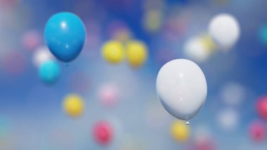 Gökyüzünde balonlar