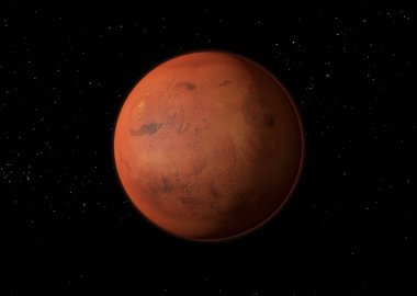 Mars. 3D rendering