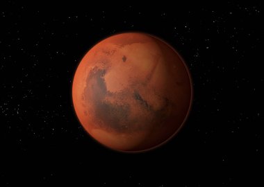 Mars. 3D rendering