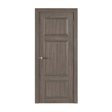 Beyaz arka plan üzerinde izole kapı. 3D render.