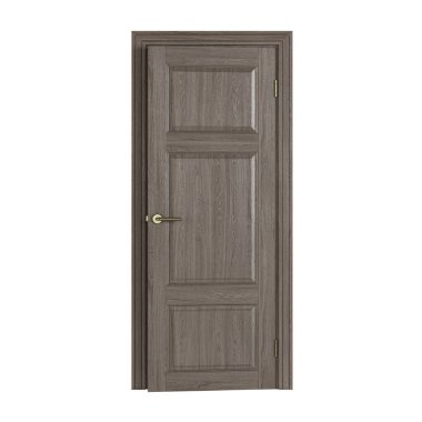 Beyaz arka plan üzerinde izole kapı. 3D render.