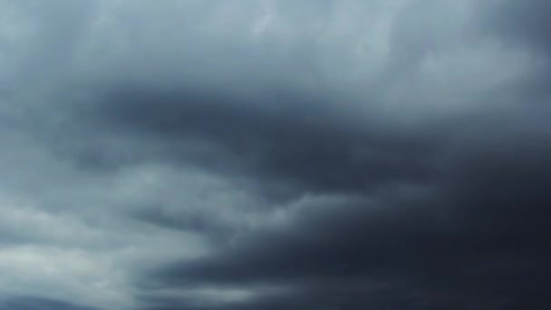 극적인 폭풍우 구름입니다 Timelapse — 비디오
