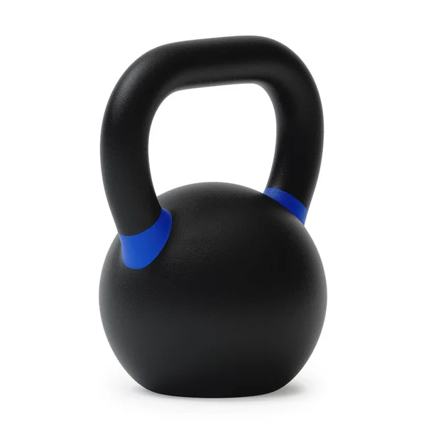 Sport Kettlebell Isolerad Vit Bakgrund Rendering — Stockfoto