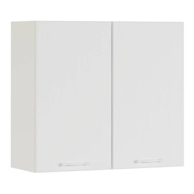 Modül mobilyalar. Mobilyalar ve mutfak ekipmanları beyaz arka planda izole edilmiş. 3d oluşturma. 