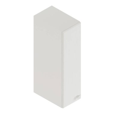 Modül mobilyalar. Mobilyalar ve mutfak ekipmanları beyaz arka planda izole edilmiş. 3d oluşturma. 