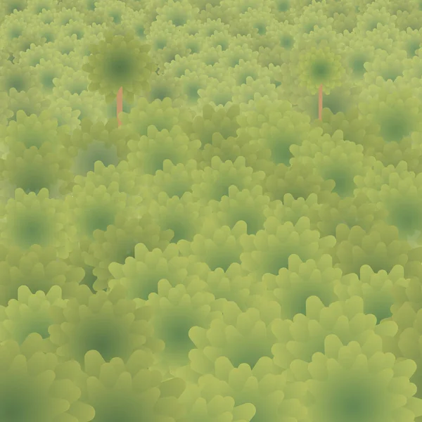 Abstrakte Wald Muster Hintergrund - Vektor Illustration — Stockvektor