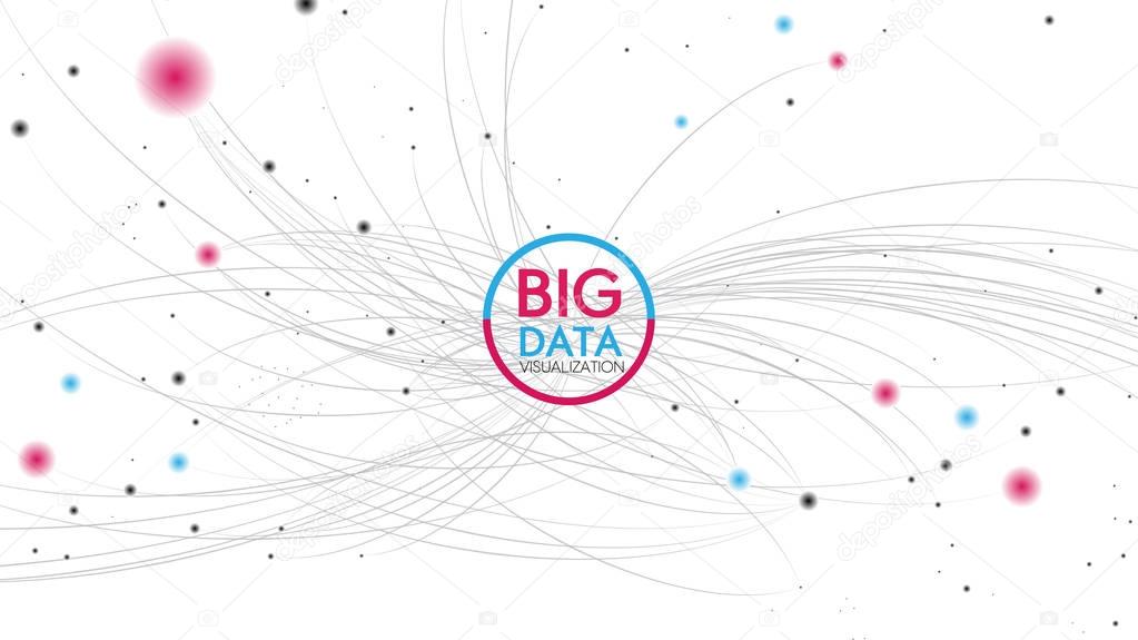 Galaxy of Big Data Visualization a Connection Complex - Vector I