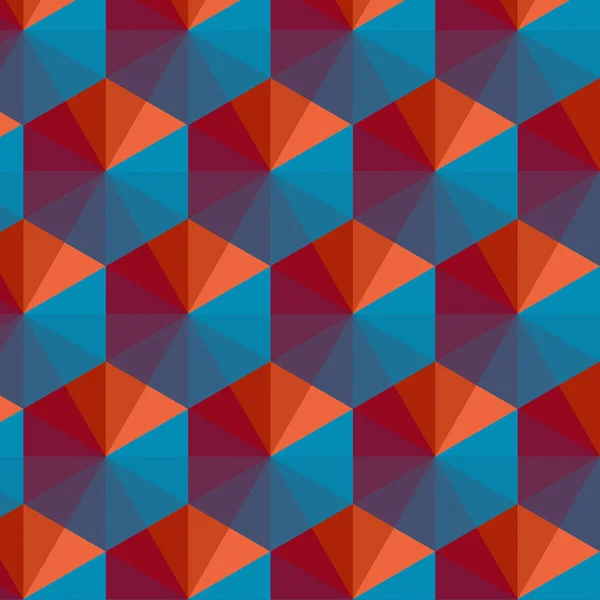 Geometrisches Dreiecksmuster Hintergrund - Vektorillustration — Stockvektor