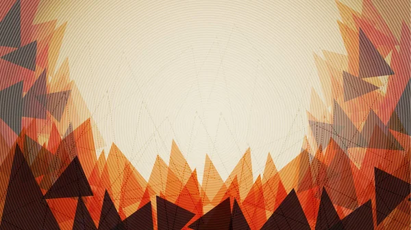 Modèle de fond triangle orange Illustration vectorielle — Image vectorielle