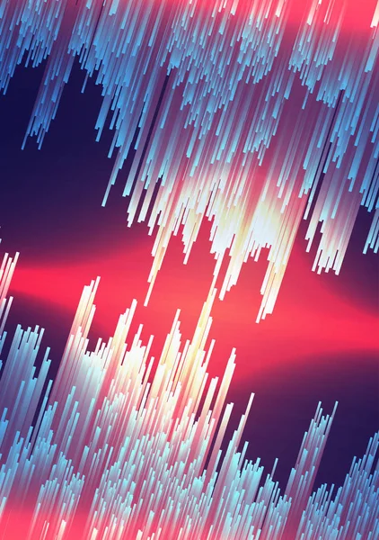 Conexión rota Fondo de fibra óptica abstracto - Vector Ill — Archivo Imágenes Vectoriales