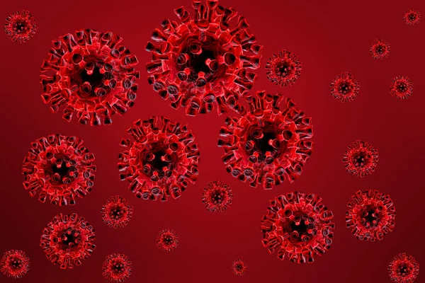 Μικρή Απεικόνιση Coronavirus — Φωτογραφία Αρχείου