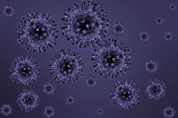 Μικρή Αναψυχή Coronavirus Covid19 Λοίμωξη Γκρι Φόντο — Φωτογραφία Αρχείου