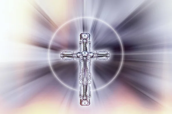 Crucifix, 3D illustration — Zdjęcie stockowe