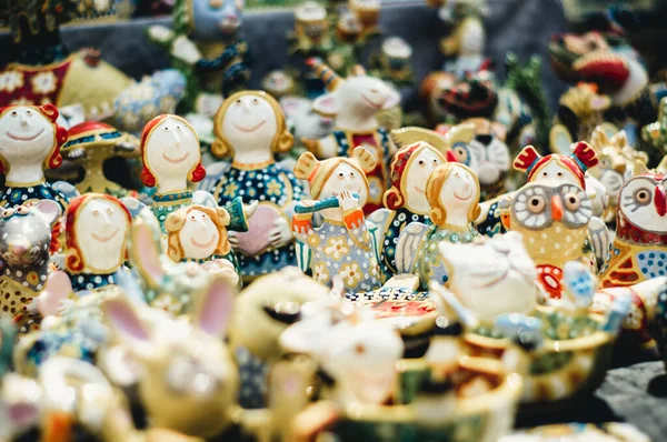 Handgemaakt Keramisch Speelgoed Souvenirs — Stockfoto