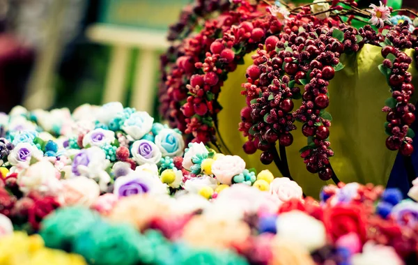 Decorazioni Floreali Fiera — Foto Stock