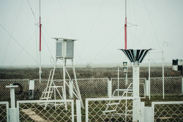 Pronóstico Del Tiempo Estación Meteorológica — Foto de Stock