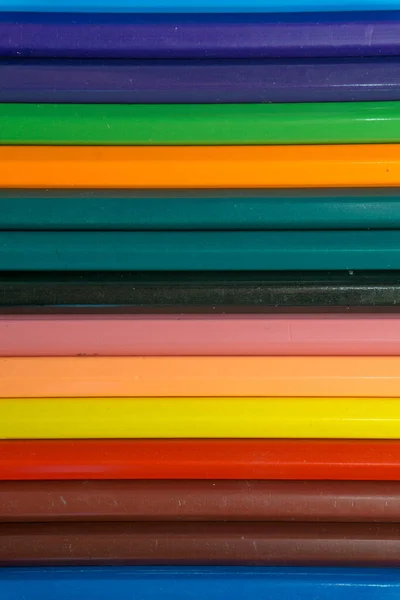 Colored Pencils Background — Stock Photo, Image