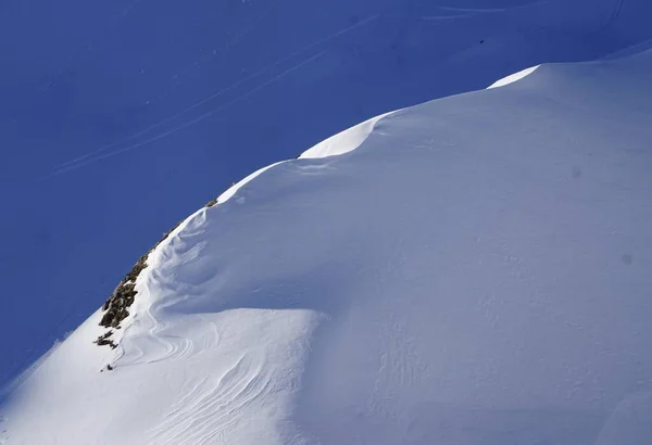 Bellissimo Paesaggio Invernale Con Sole Cielo Blu Nelle Alpi Bavaresi — Foto Stock