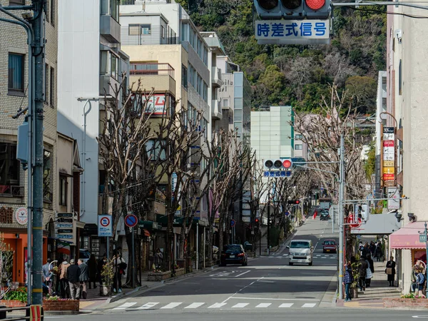 Lugn Gata Genom Kitano Området Kobe Japan — Stockfoto