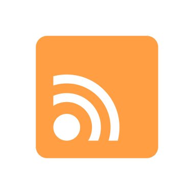 E- posta simgesi, geri bildirim ve abone sosyal simgesi. Vektör EPS 10