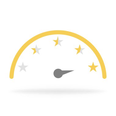 Yıldızların derecesi. Başarının sonucu. Sevgi ve derecelendirme veya performans. Gücün bilgisi. Vektör EPS 10.