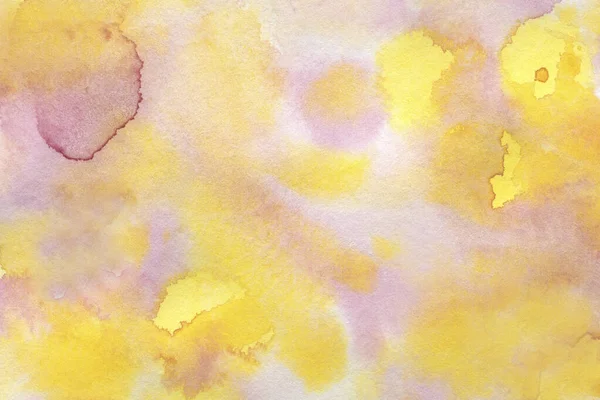 Абстрактный Светлый Акварельный Фон Розовая Желтая Градиентная Живопись — стоковое фото