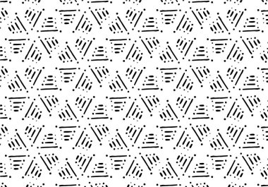 Soyut siyah ve beyaz doğrusal vektör arkaplanı