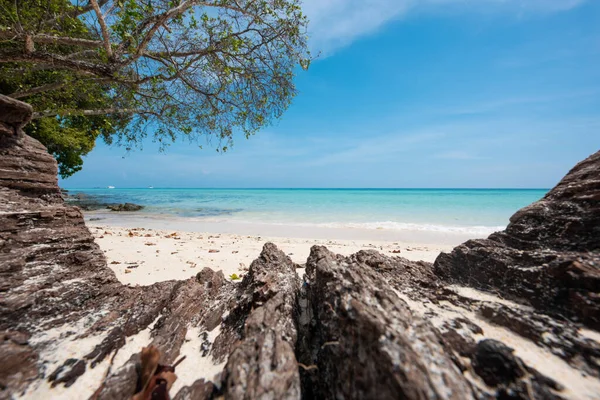 Formações Rocha Costa Ilha Koh Phak Bia Mar Andamão Krabi — Fotografia de Stock