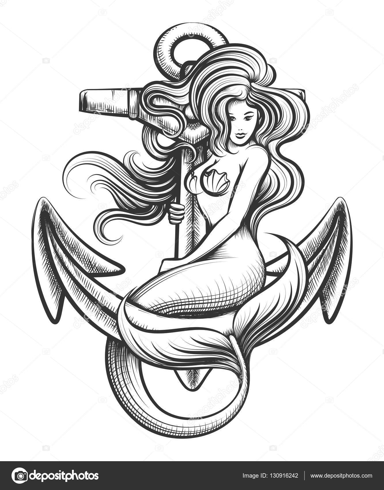 Free Free 149 Mermaid Anchor Svg SVG PNG EPS DXF File