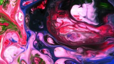 soyut renkli boya mürekvit sıvı patlayabilir 