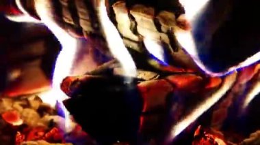 Ahşap yangın video 