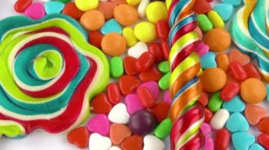 şeker tatlı jöle lolly ve lezzetli şeker 
