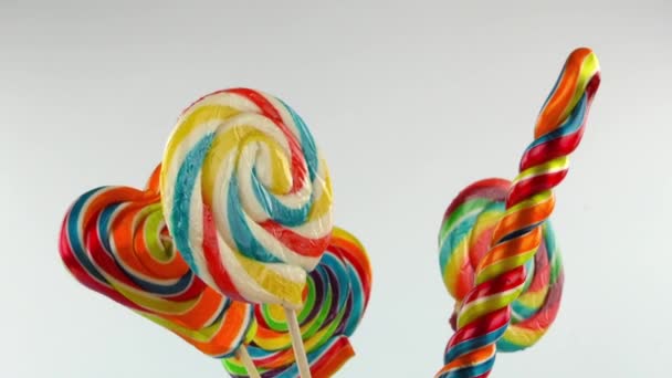 糖果甜果冻棒棒糖甜点 — 图库视频影像