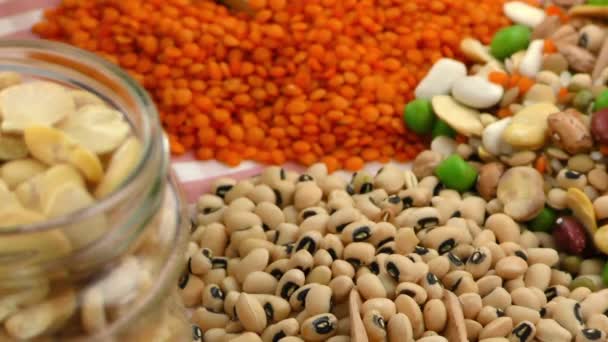 Legumes Deliciosos Saudáveis Naturais — Vídeo de Stock