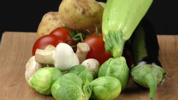 Verduras Todos Juntos Full — Vídeo de stock