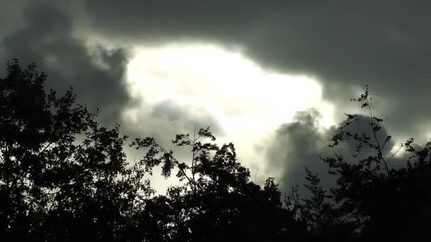 Video Nubes Oscuras — Vídeo de stock