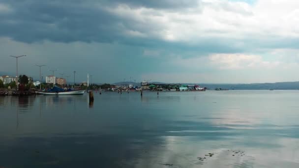 Mar Los Barcos — Vídeos de Stock