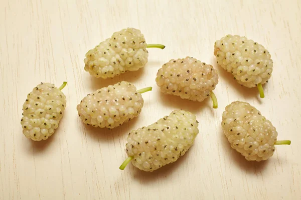 White mulberry berries Stock Image