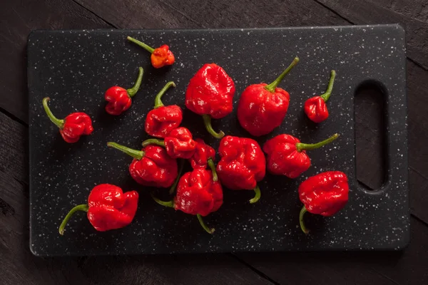 Trinidad moruga scorpion peppers — Stock Photo, Image