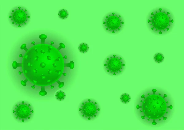 Ilustration Covid Corona Virus — 图库矢量图片