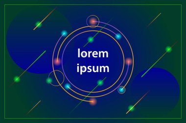 Geometrik arkaplan tebrik kartı serbest vektörü