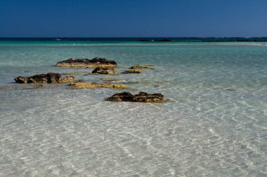 Elafonisi plajı, Girit adası, Yunanistan