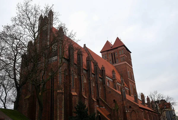 Helgonkyrkan Apostlarna Jakub Och Filip Torun Polen — Stockfoto