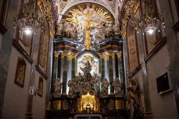 Czestochowa Poland November 2019 Altar Jasna Gora Basilica Basilica Finding — Stock Photo, Image