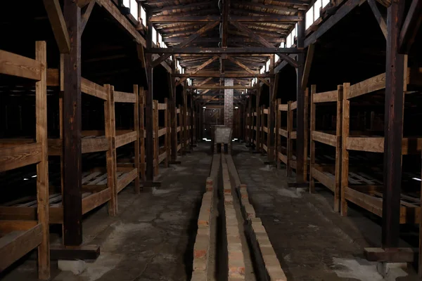 Osvětim Birkenau Polsko Ledna 2019 Součást Památníku Koncentračního Tábora Osvětim — Stock fotografie