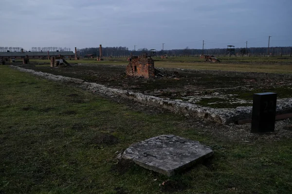 Auschwitz Oswiecim Polonia Agosto 2019 Auschwitz Birkenau Antiguo Campo Exterminio —  Fotos de Stock