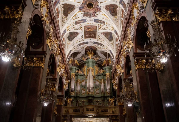 Czestochowa Poland Pipe Organ Jasna Gora Basilica One Largest Poland — Stock Photo, Image