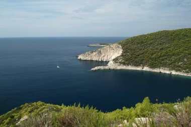 Zakynthos Adası Yunanistan: Deniz kenarında yaz.